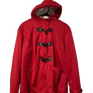 Red Hooded women’s coat